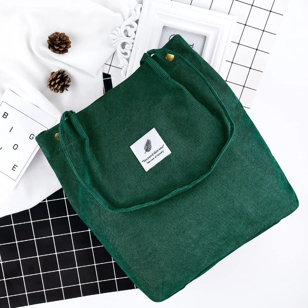 Bolsa Tote De Pana Grande Para Mujer Chica Dama Bolso De Hombro De Lona Bolso Y Carteras Con Bolsillo Interior
